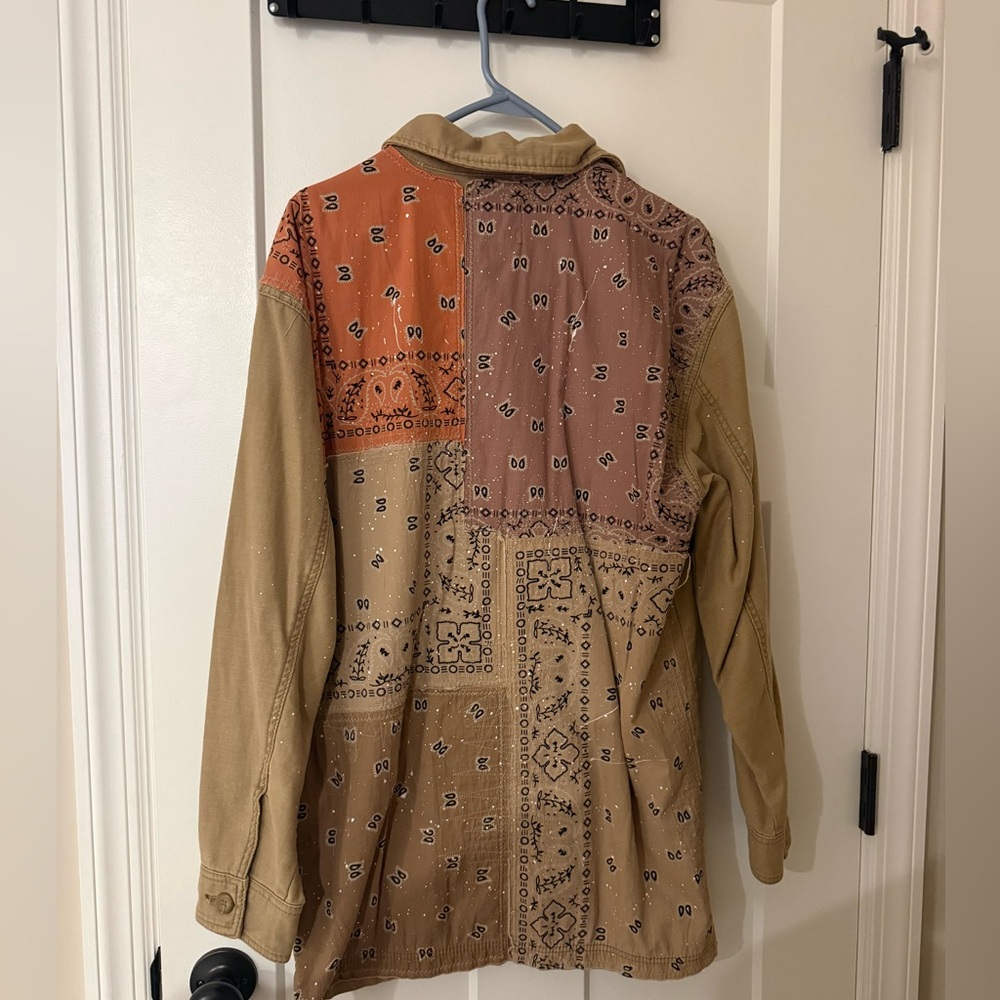 We The Free Multicolor Patchwork Jean Jacket - image 1